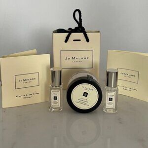 Jo Malone Peony & Blush Suede Travel Set Body Cream, Minis, Samples